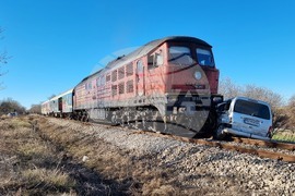 Добрич - влак - катастрофа