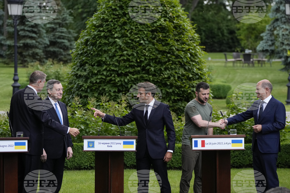 Зеленски каза, че посещението на европейските лидери показва, че украинците не са сами