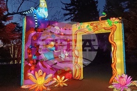 Румъния - Букурещ - Ботаническа градина - приказни декори