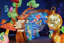 Румъния - Букурещ - Ботаническа градина - приказни декори