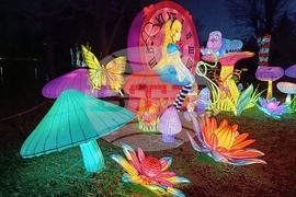 Румъния - Букурещ - Ботаническа градина - приказни декори