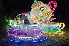 Румъния - Букурещ - Ботаническа градина - приказни декори