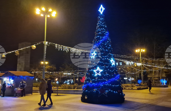 Видин - коледна украса