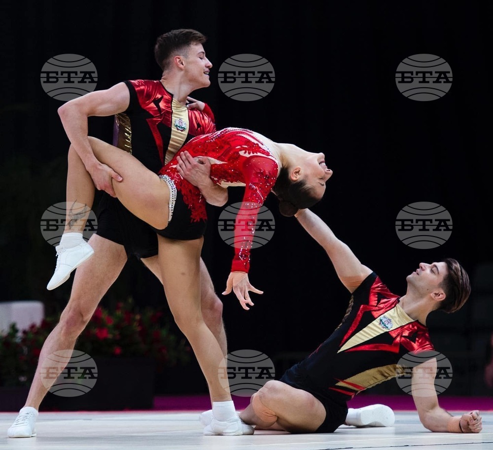 Bulgaria Trio Win Silver at Aerobic Gymnastics Worlds Championships