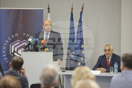 Румен Радев - Технически университет - посещение