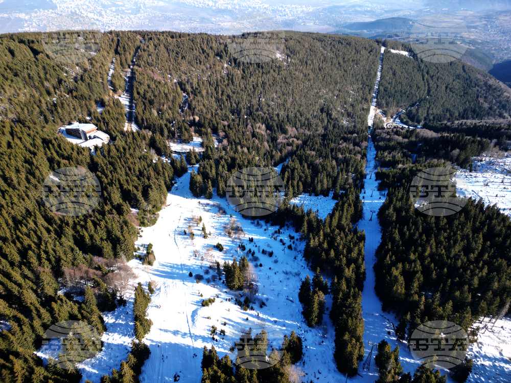 Природен парк Витоша - зимен ден - изглед