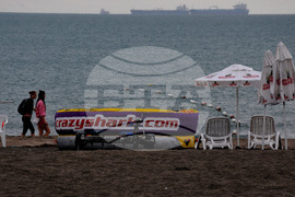 Бургас - плаж - дъждовно време