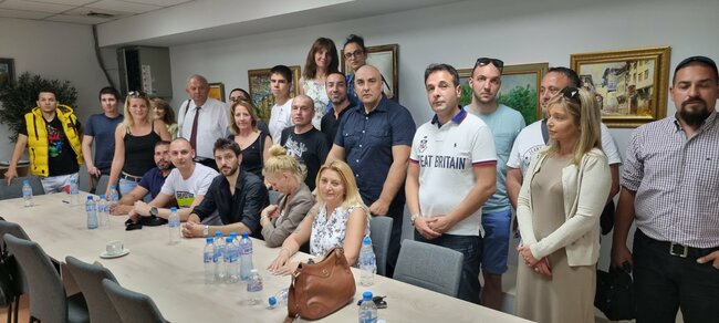 Председателят на парламентарната група на „Има такъв народ“ се срещна с областната софийска структура