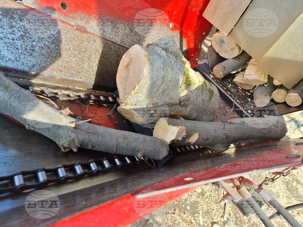 Благоевград - склад за дървесина - машина