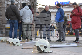 Русе - МВР служители- протест