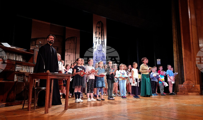 Банско - спектакъл - "Аз - Паисий" - репетиция