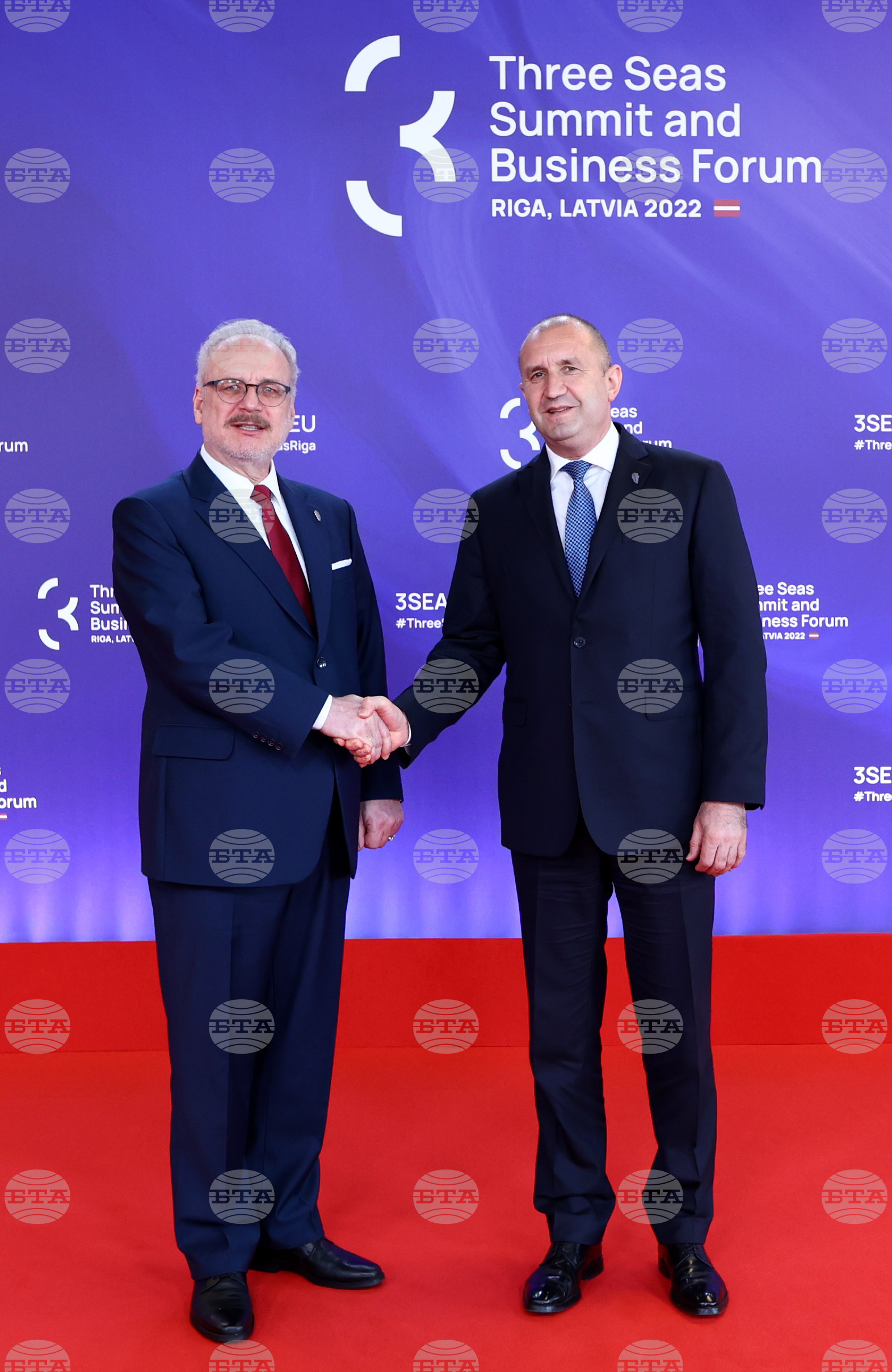 Латвия - Румен Радев - посещение