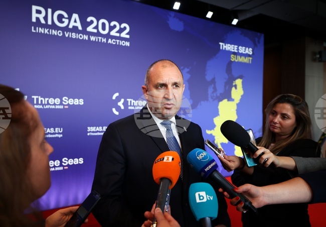 Латвия - Румен Радев - брифинг