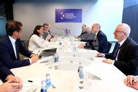 Латвия - Румен Радев - Каталин Новак - среща