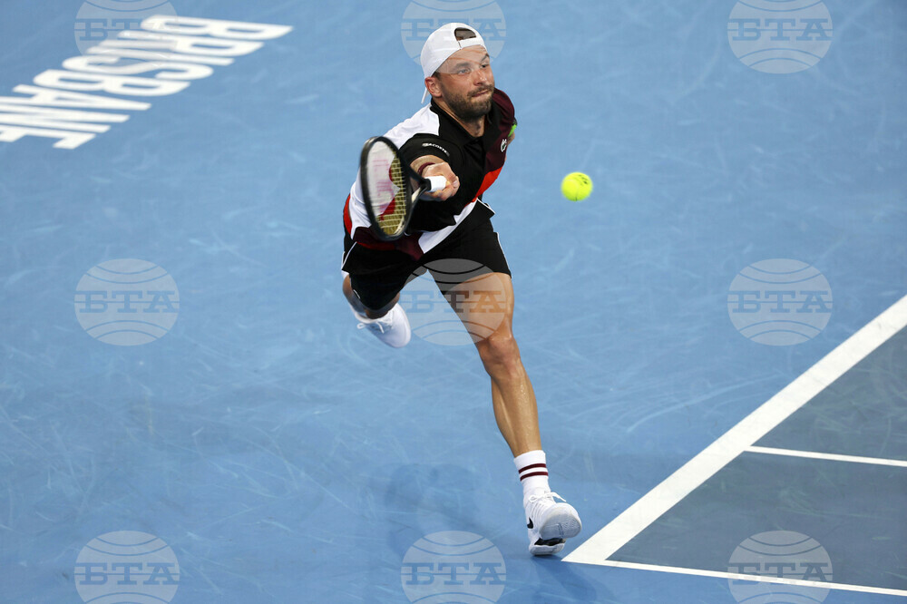 Tennis Player Grigor Dimitrov Qualifies for Semifinals in Brisbane