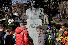 Бургас - Васил Левски - почит
