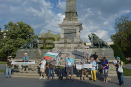 Русе - протест в подкрепа на правителството