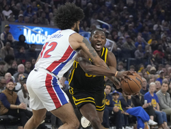 Pistons Warriors Basketball