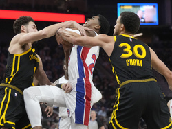 Pistons Warriors Basketball