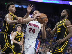 Pistons Warriors Basketball