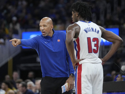 Pistons Warriors Basketball