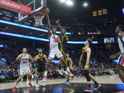 Pistons Warriors Basketball
