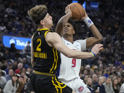 Pistons Warriors Basketball