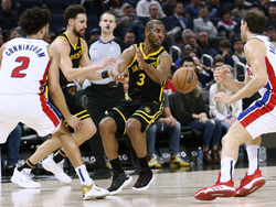 Pistons Warriors Basketball