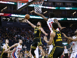 Pistons Warriors Basketball