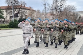 Плевен - Богоявленски водосвет - бойни знамена