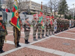 Шумен - Богоявление - български бойни знамена и знамена-светини - освещаване