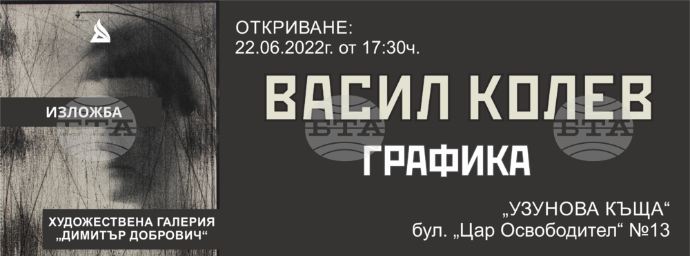 В художествена галерия в Сливен ще бъде открита изложба "Графика" на Васил Колев - Vassillo