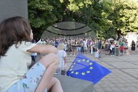 Варна - митинг в подкрепа на правителството