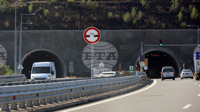 От 9 март се ограничава движението в посока София при 58-и км на автомагистрала "Струма"