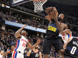 Pistons Nuggets Basketball
