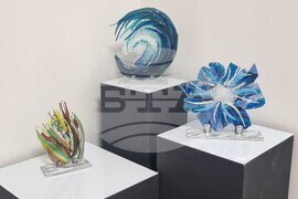 Плевен - изложба - стъклени композиции