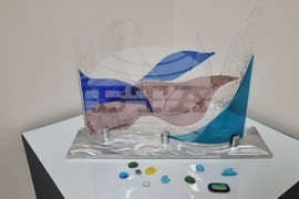 Плевен - изложба - стъклени композиции