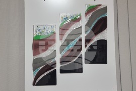 Плевен - изложба - стъклени композиции