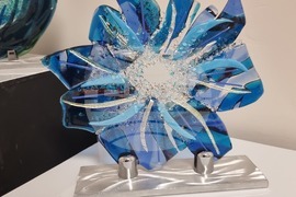 Плевен - изложба - стъклени композиции