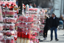 Стара Загора - базар - мартеници 