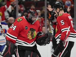 Oilers Blackhawks Hockey