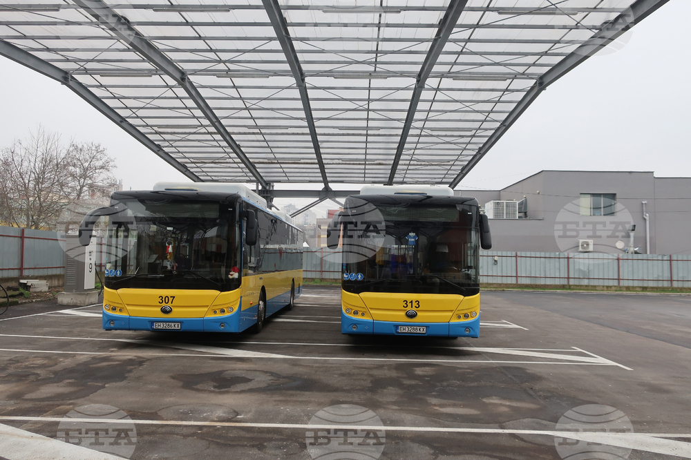 Плевен - електробуси - нов обект - откриване