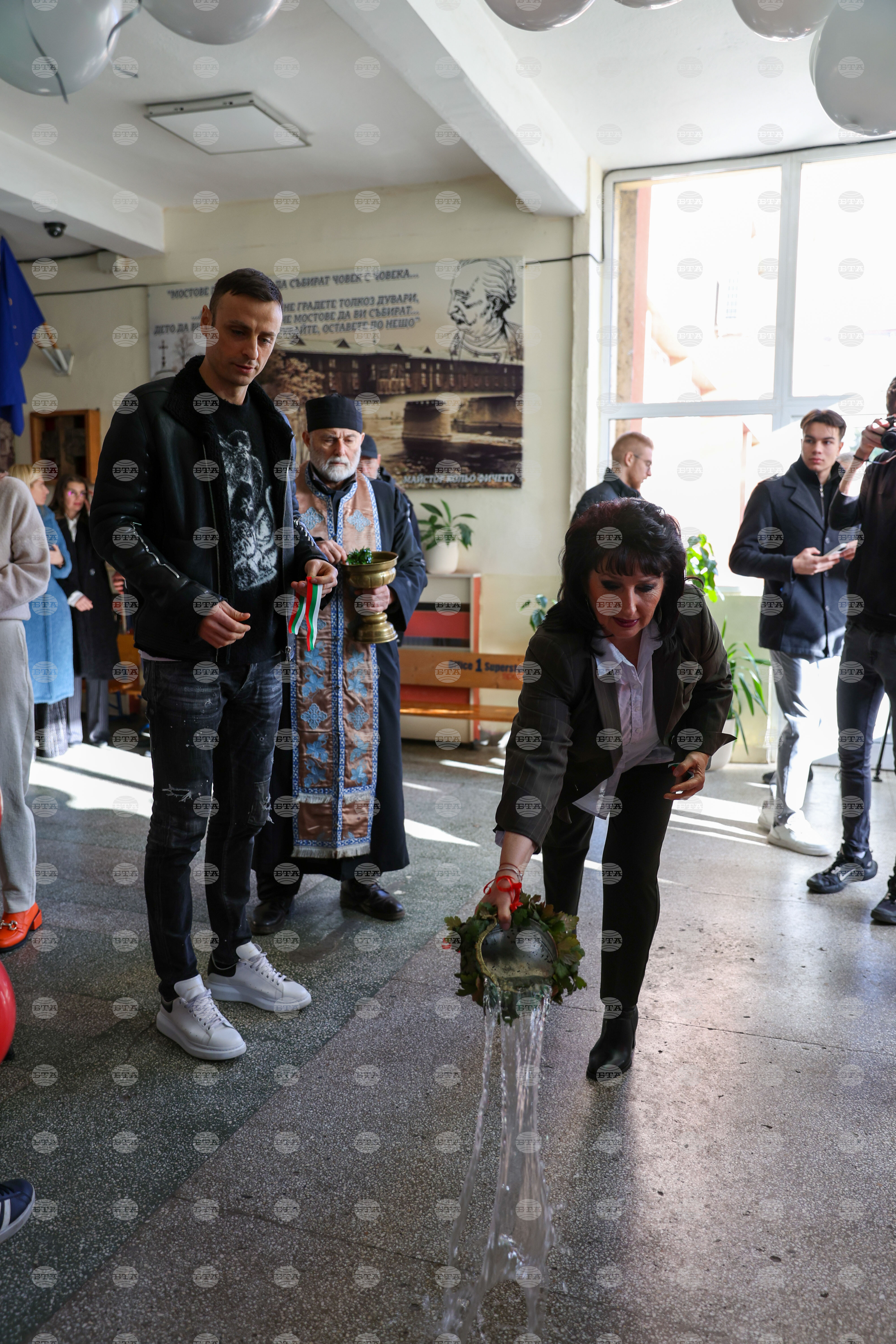 Благоевград - Димитър Бербатов - 7 СУ „Кузман Шапкарев" - посещение