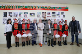 Благоевград - Димитър Бербатов - 7 СУ „Кузман Шапкарев" - посещение