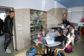 Благоевград - Димитър Бербатов - 7 СУ „Кузман Шапкарев" - посещение