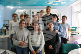 Благоевград - Димитър Бербатов - 7 СУ „Кузман Шапкарев" - посещение