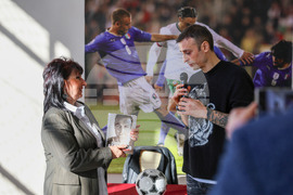 Благоевград - Димитър Бербатов - 7 СУ „Кузман Шапкарев" - посещение