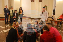 Министерски съвет - Николай Денков - ученици от СУ “Трайко Симеонов” Шумен