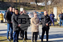 Сандански - пешеходна алея - първа копка