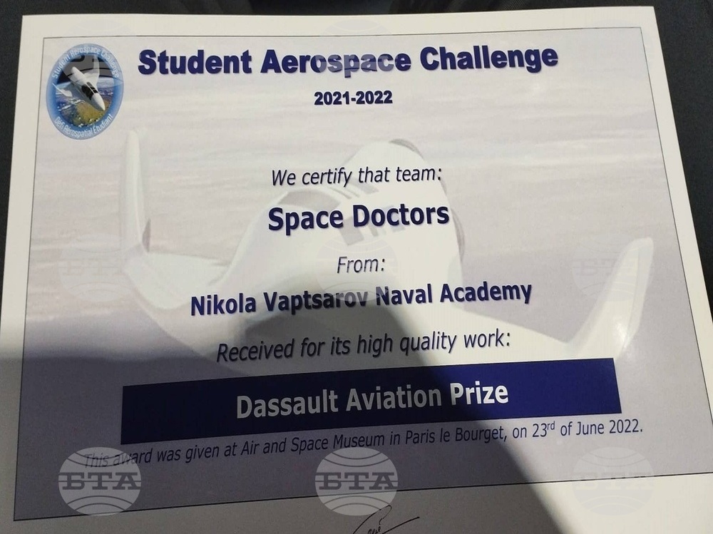 Project of Military Doctors from Naval Academy Distinguished in European Space Agency Challenge